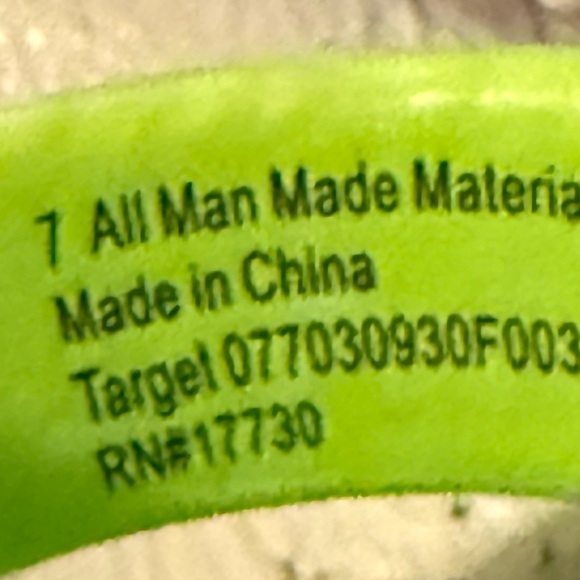 Kids Sandals Cat & Jack lime green size 7 - Picture 4 of 4